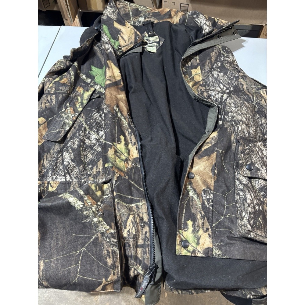 Vtg Field And Stream Real tree Camo Hooded Jacket Xxlarge